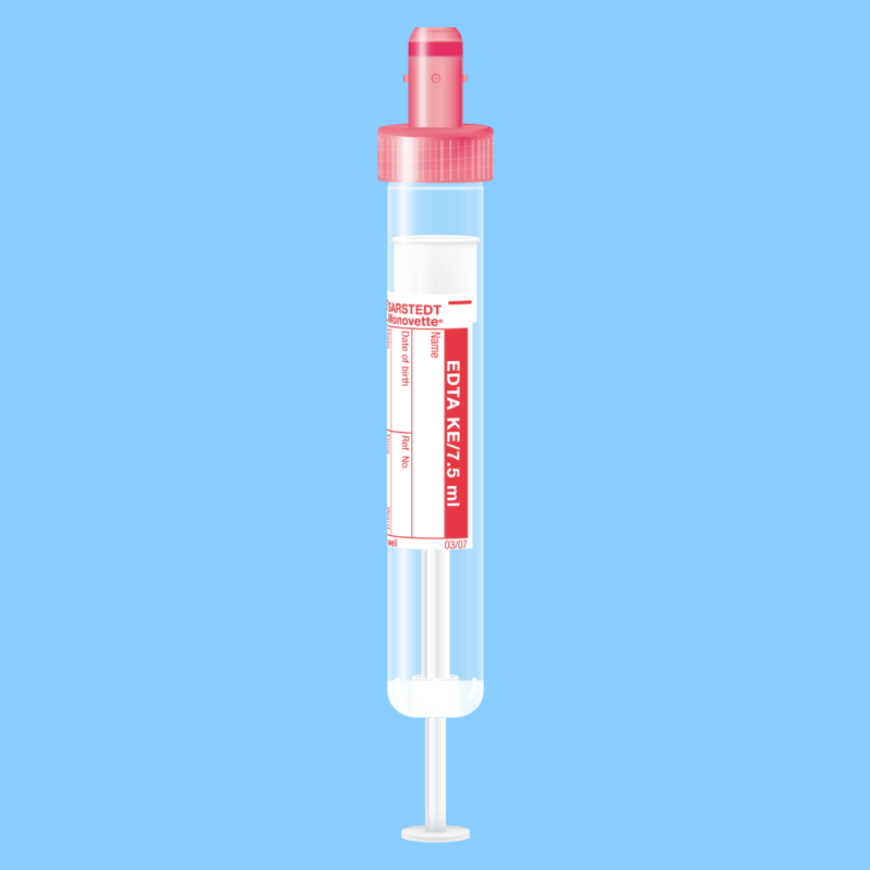 Устройство  вакуумное с поршнем для исследований проб крови S-Monovette® с активатором свертывания