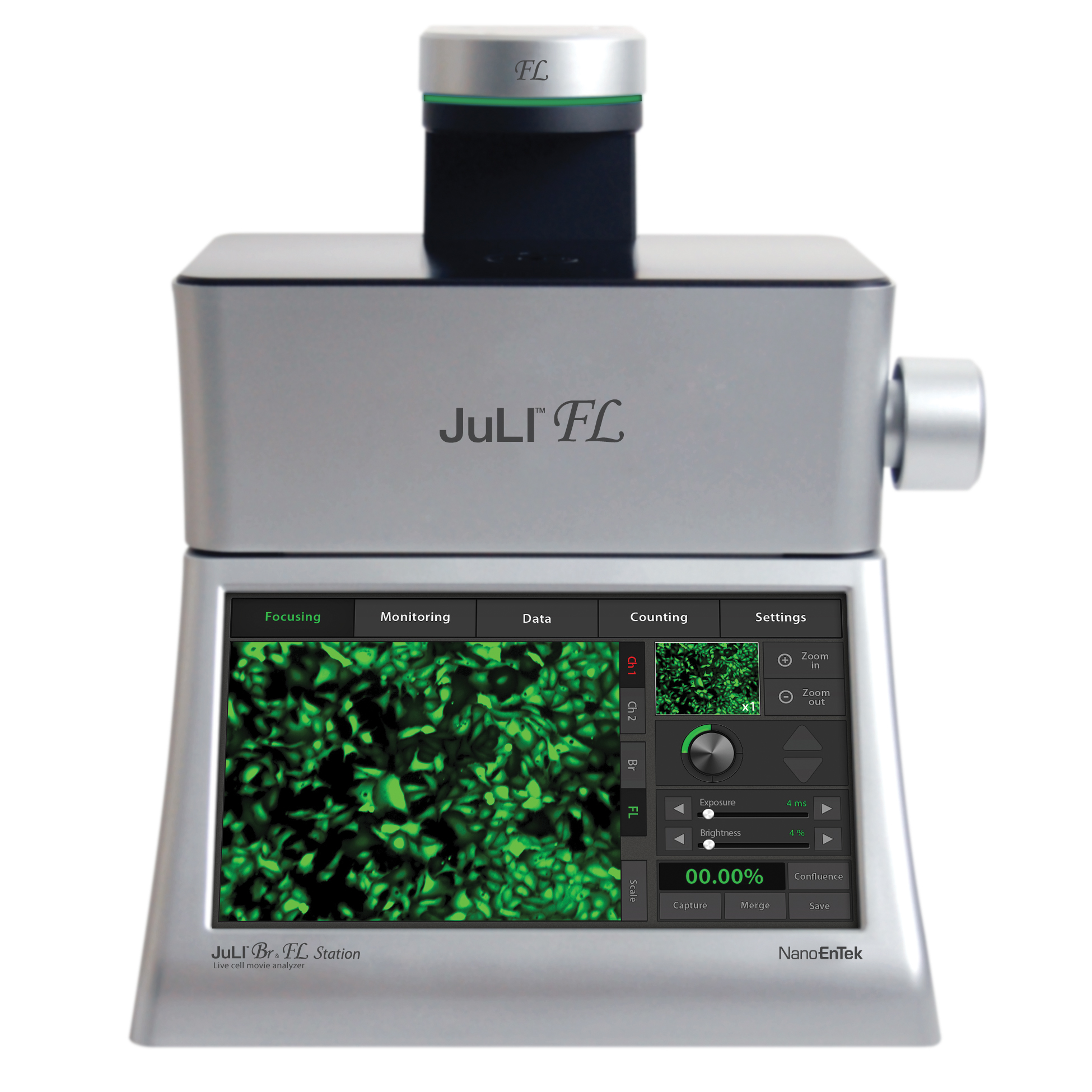 Флуоресцентный клеточный анализатор JuLI Fl